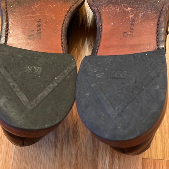 Allen Edmonds McTavish Wingtip Oxford Black Leather Dress Shoes - Picture 6 of 10